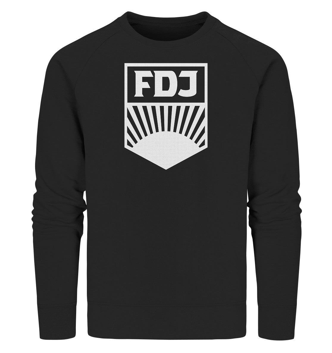 PREMIUM ORGANIC SWEATER UNISEX • FDJ FREIE DEUTSCHE JUGEND - WEISS