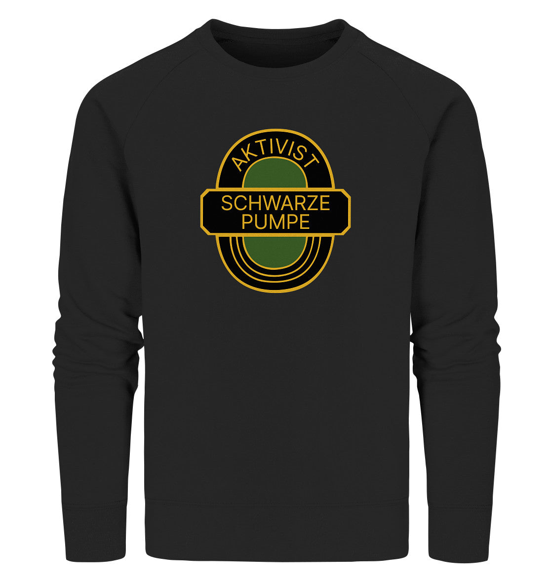 PREMIUM ORGANIC SWEATER UNISEX • AKTIVIST SCHWARZE PUMPE