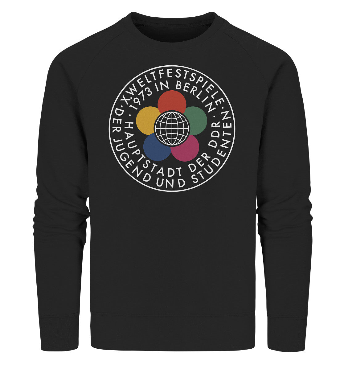PREMIUM ORGANIC SWEATER UNISEX • WELTFESTSPIELE 1973 - DUNKEL