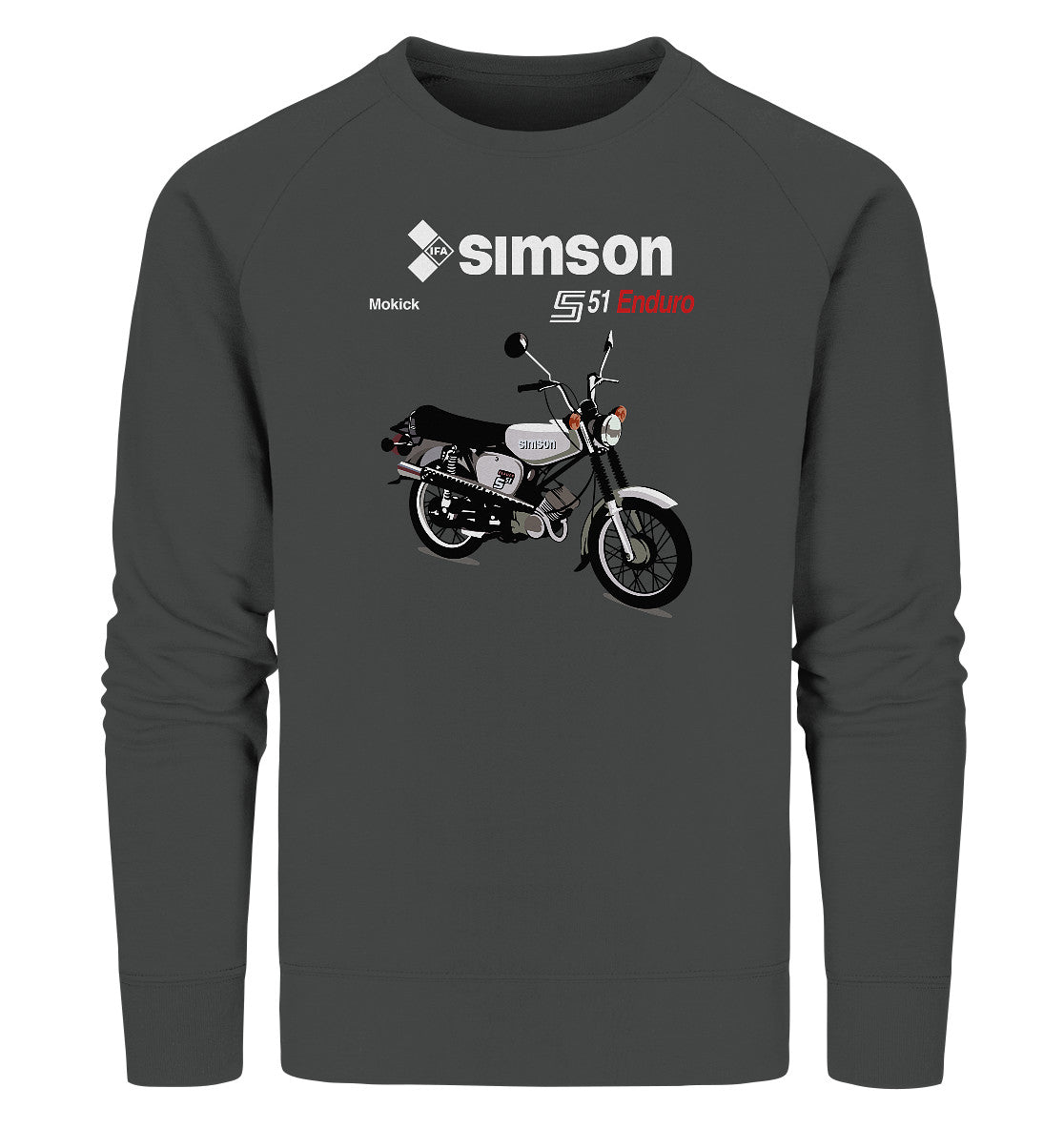 PREMIUM ORGANIC SWEATER UNISEX • SIMSON ENDURO - ORIGINAL PROSPEKT