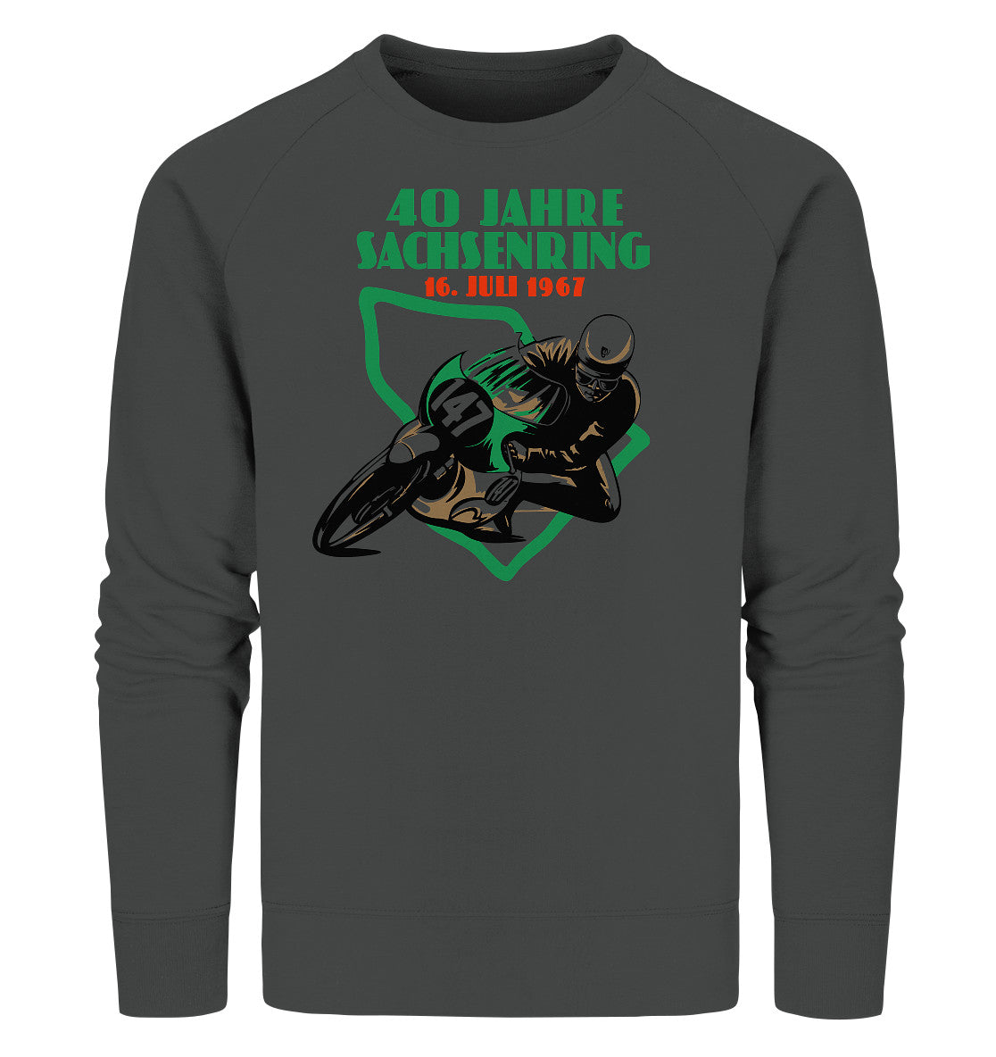 PREMIUM ORGANIC SWEATER UNISEX • 40 JAHRE SACHSENRING 1967