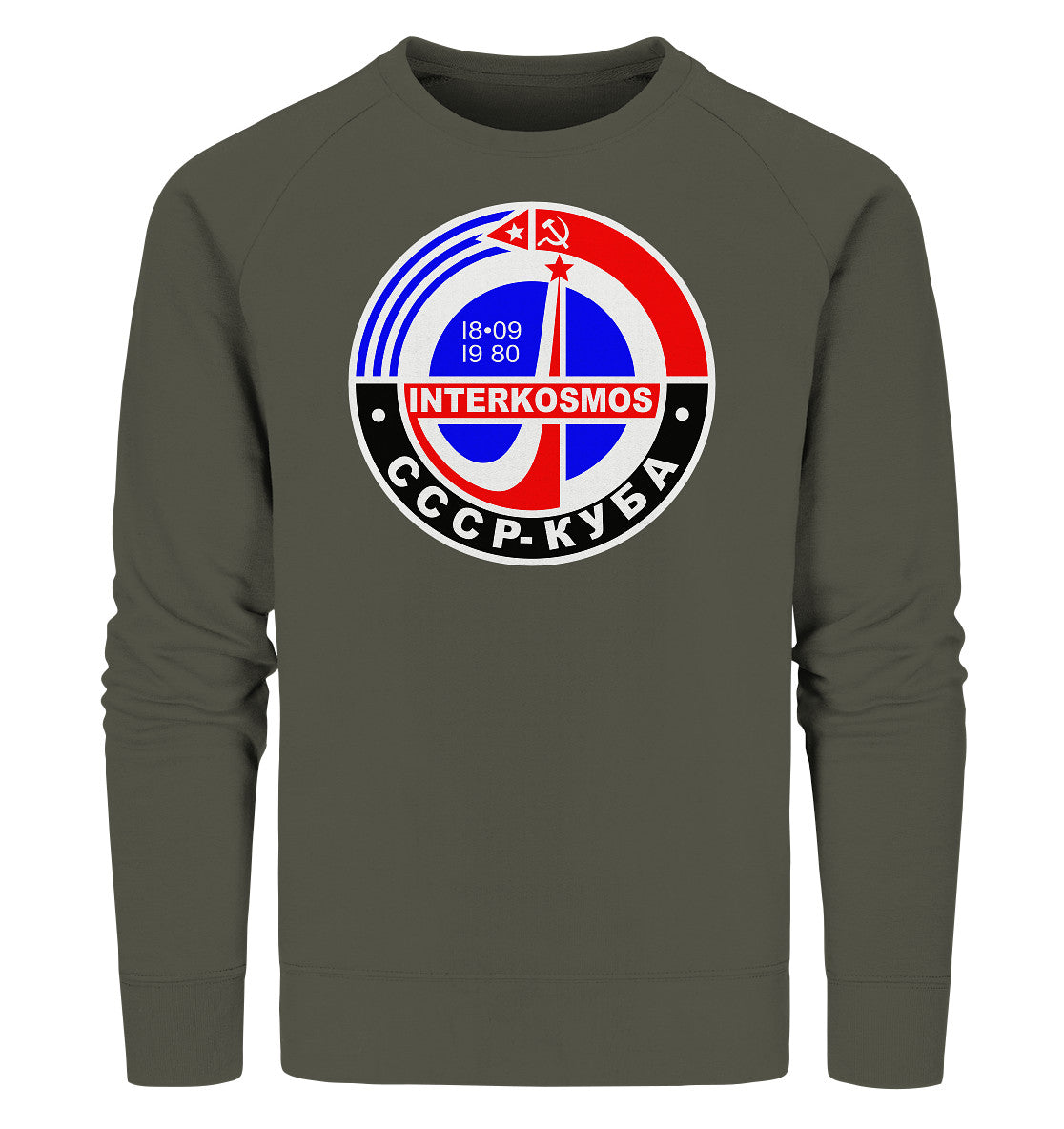 PREMIUM ORGANIC SWEATER UNISEX • INTERKOSMOS - CCCP & KUBA
