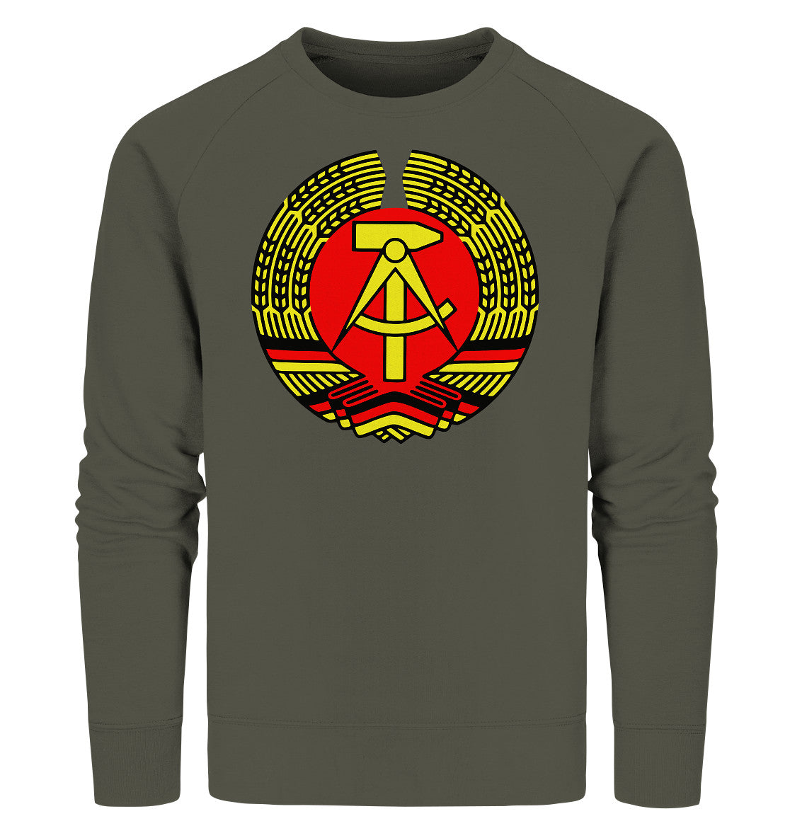 PREMIUM ORGANIC SWEATER UNISEX • DDR EMBLEM