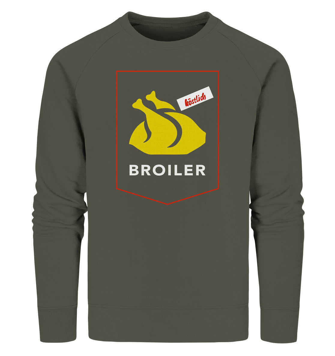 PREMIUM ORGANIC SWEATER UNISEX • BROILER LOGO