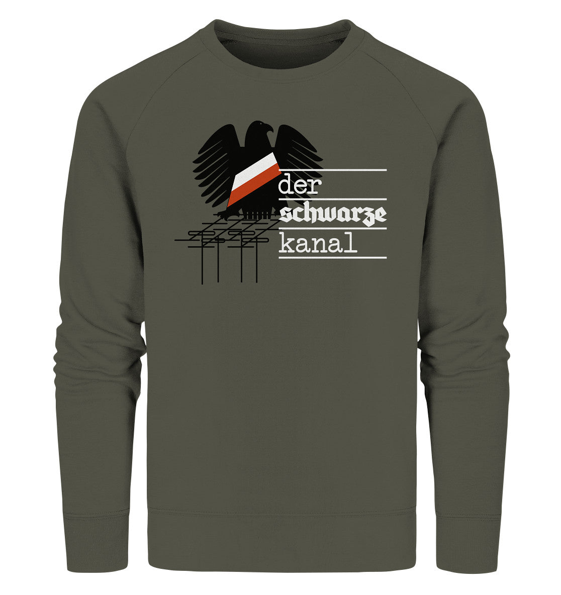 PREMIUM ORGANIC SWEATER UNISEX • DER SCHWARZE KANAL