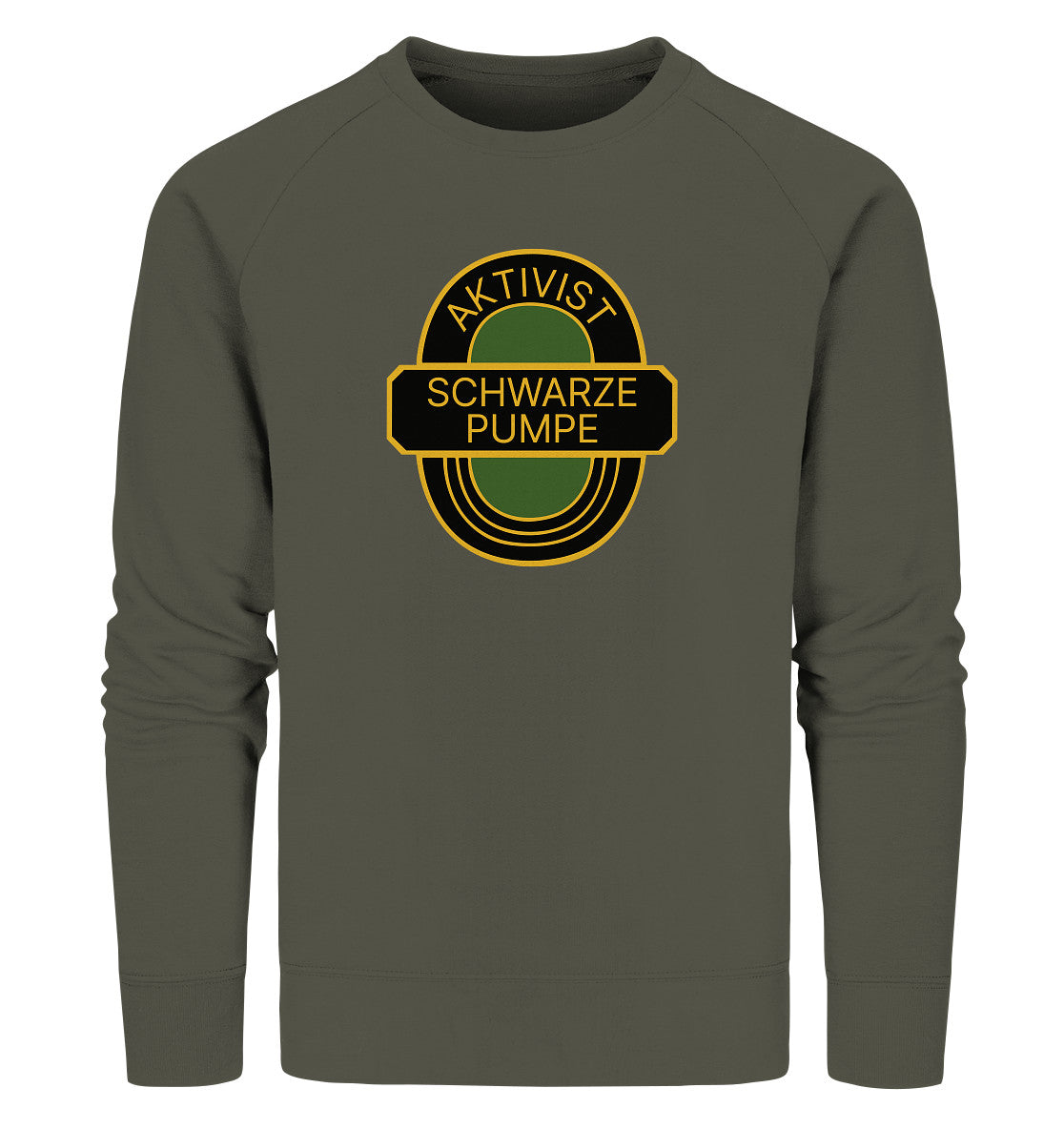 PREMIUM ORGANIC SWEATER UNISEX • AKTIVIST SCHWARZE PUMPE
