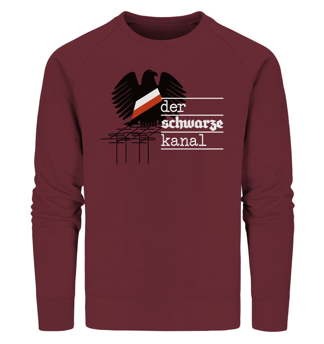 PREMIUM ORGANIC SWEATER UNISEX • DER SCHWARZE KANAL