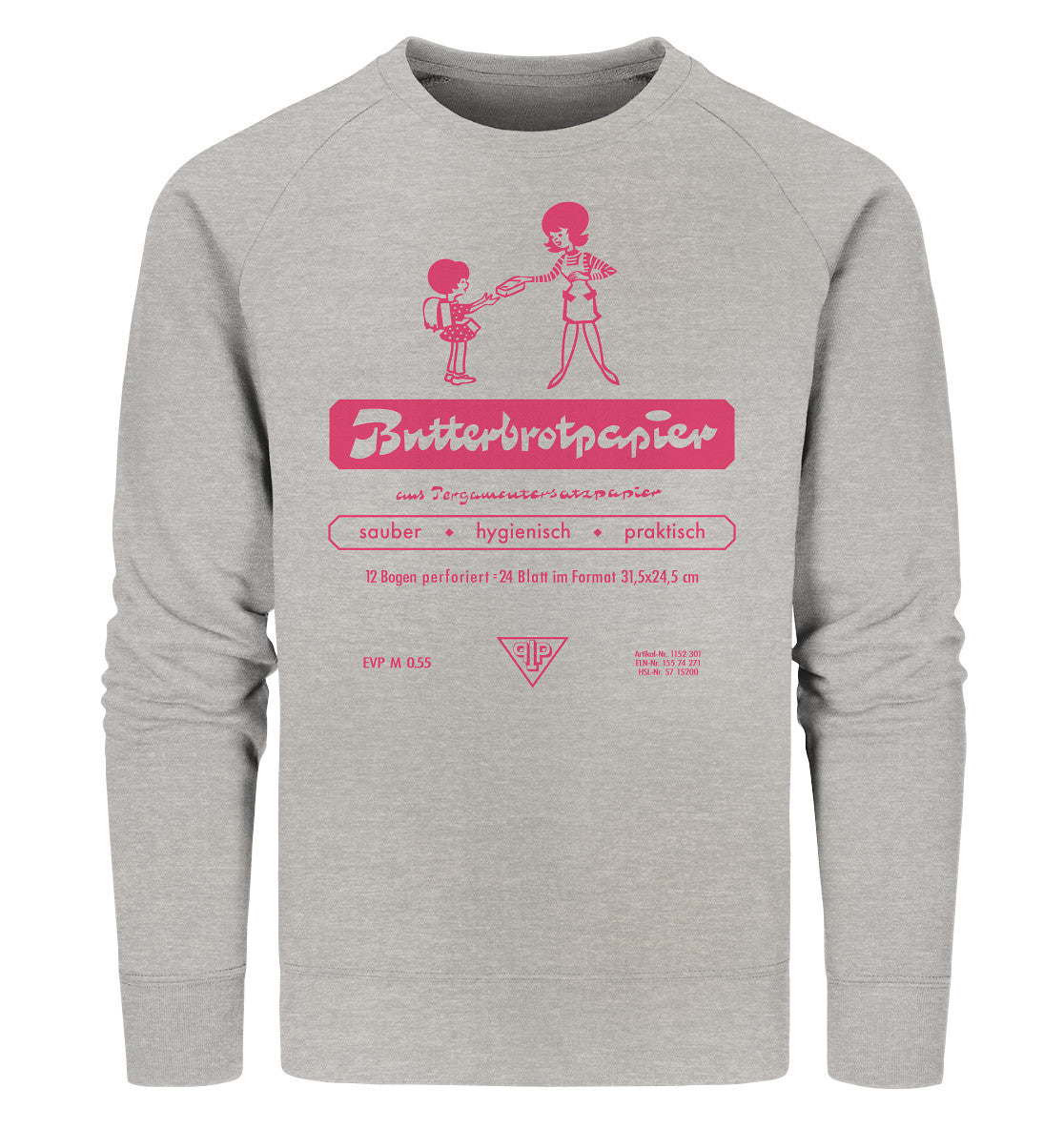 PREMIUM ORGANIC SWEATER UNISEX • DDR BUTTERBROTPAPIER