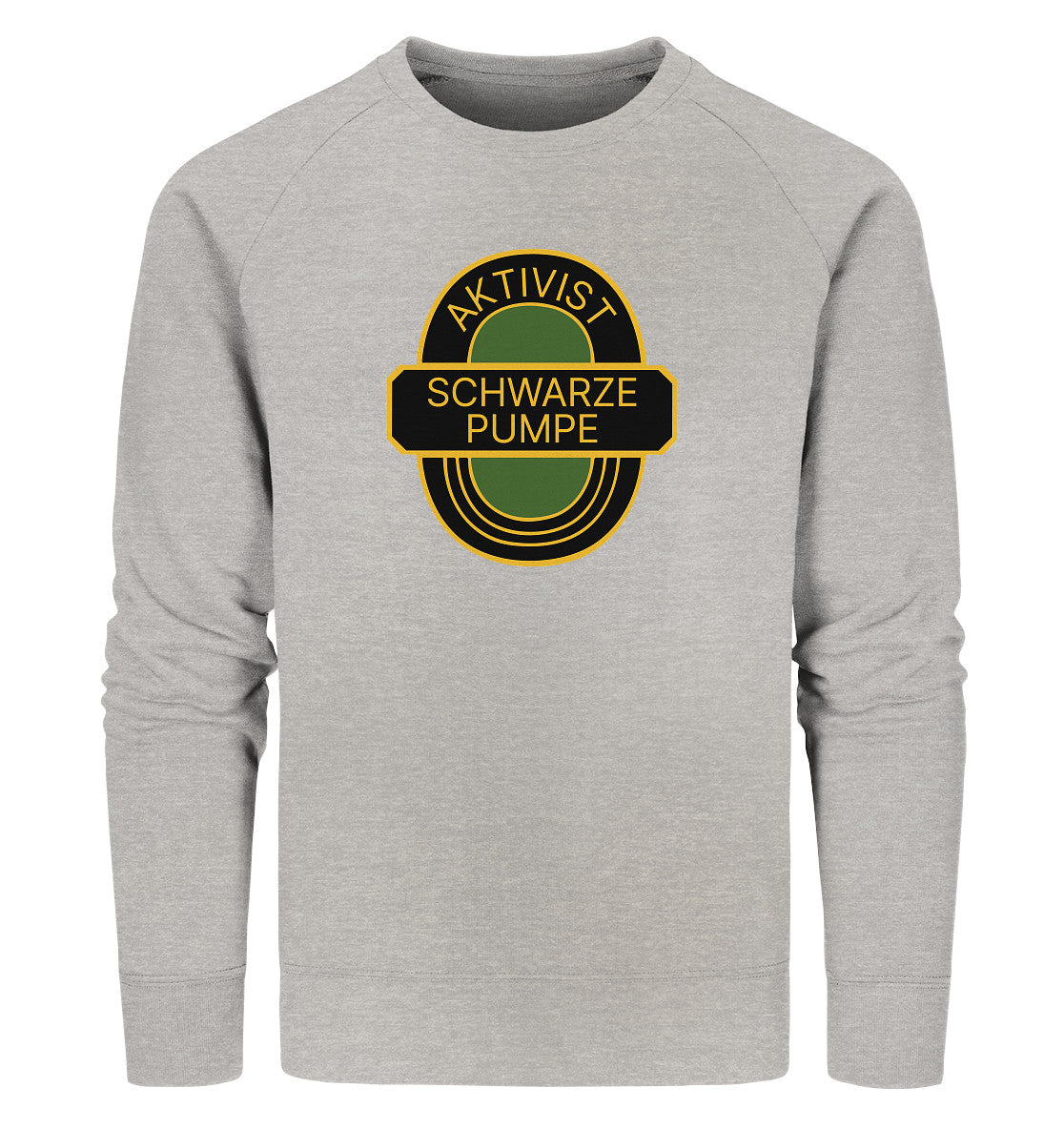 PREMIUM ORGANIC SWEATER UNISEX • AKTIVIST SCHWARZE PUMPE