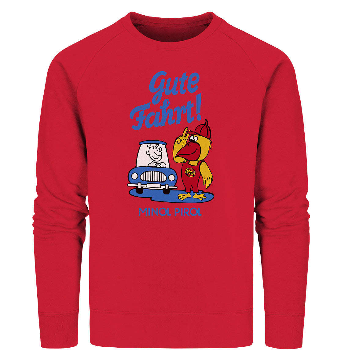 PREMIUM ORGANIC SWEATER UNISEX • GUTE FAHRT! MINOL PIROL