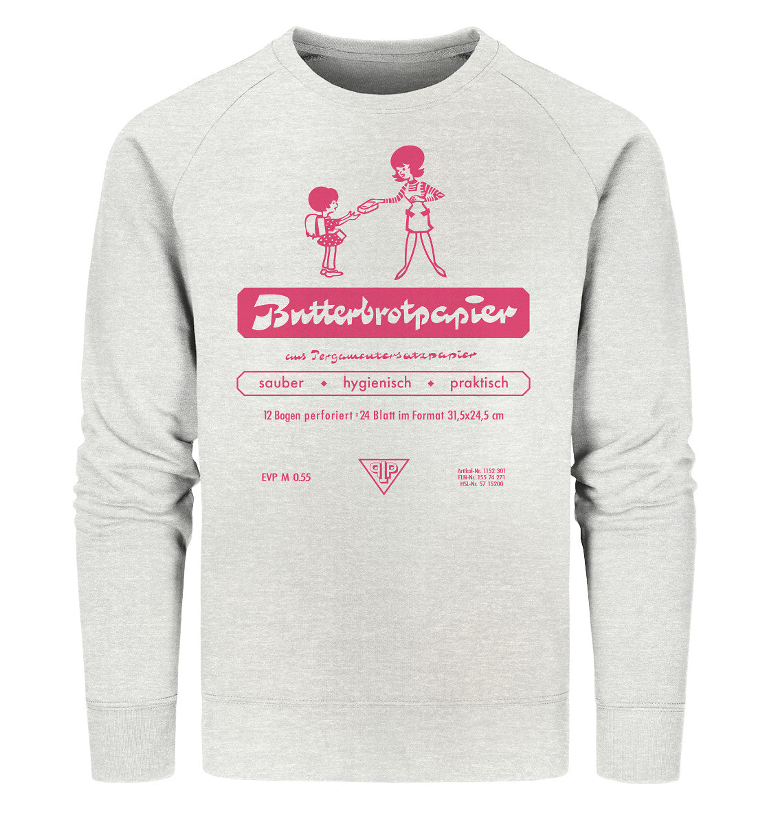 PREMIUM ORGANIC SWEATER UNISEX • DDR BUTTERBROTPAPIER