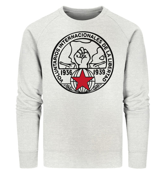 PREMIUM ORGANIC SWEATER UNISEX • VOLUNTARIOS INTERNACIONALES DE LA LIBERAD - HELL