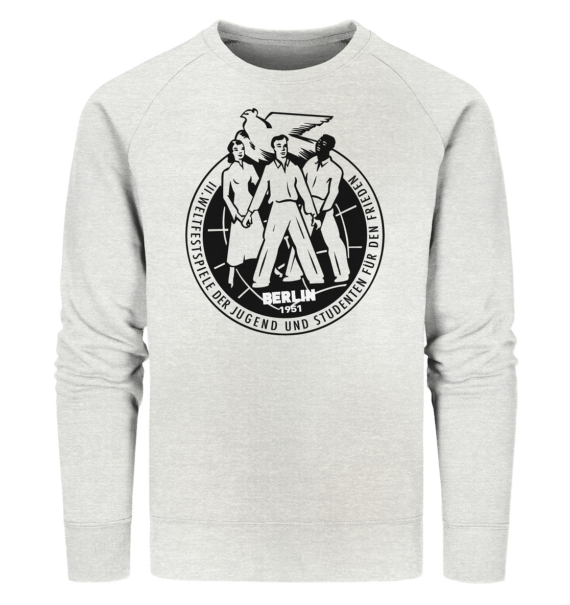 PREMIUM ORGANIC SWEATER UNISEX • 3. WELTFESTSPIELE DER JUGEND 1951