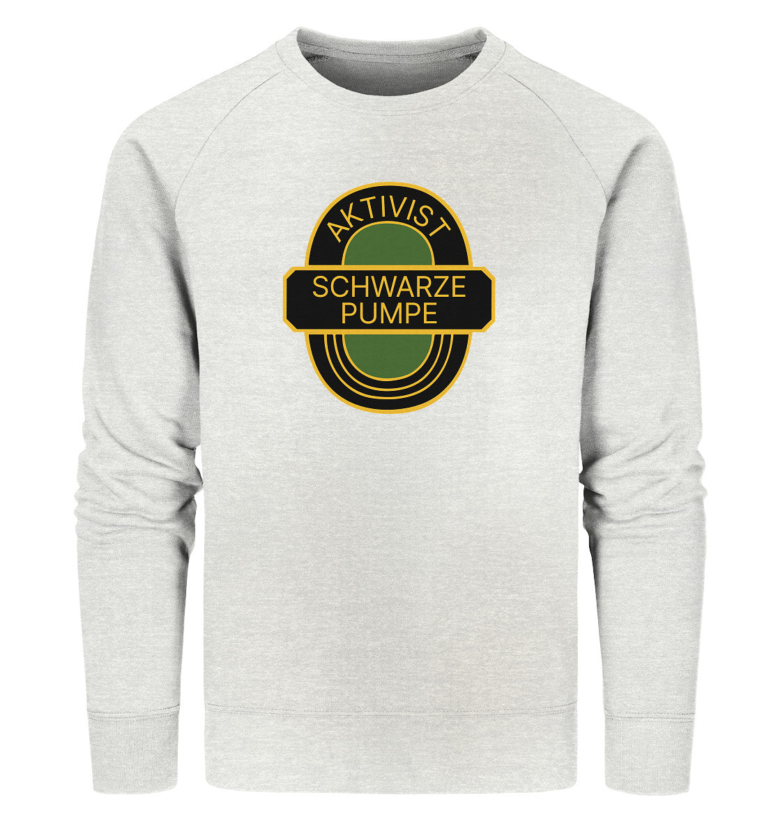 PREMIUM ORGANIC SWEATER UNISEX • AKTIVIST SCHWARZE PUMPE