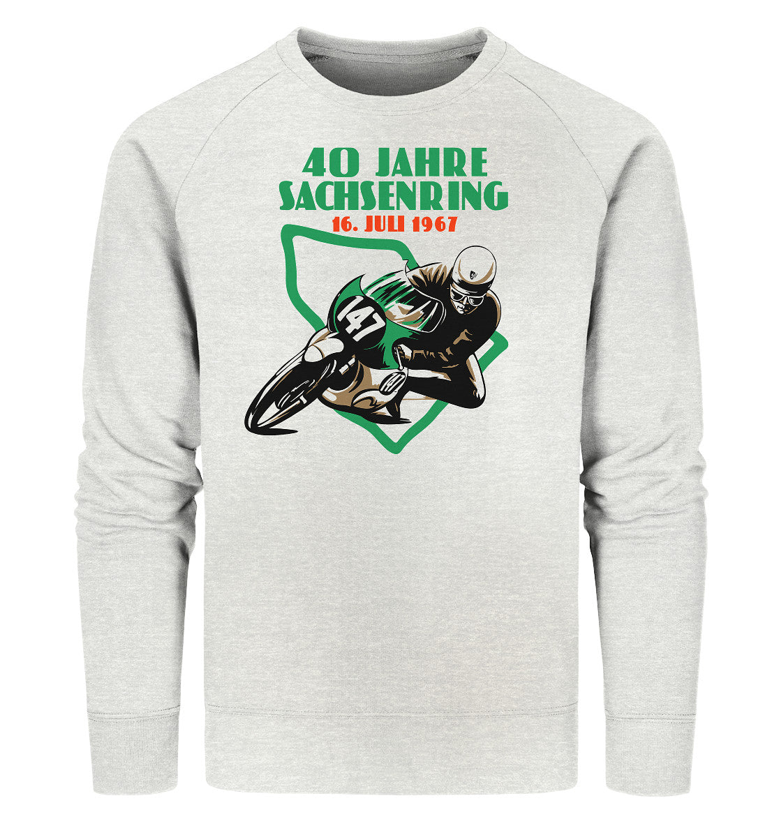 PREMIUM ORGANIC SWEATER UNISEX • 40 JAHRE SACHSENRING 1967