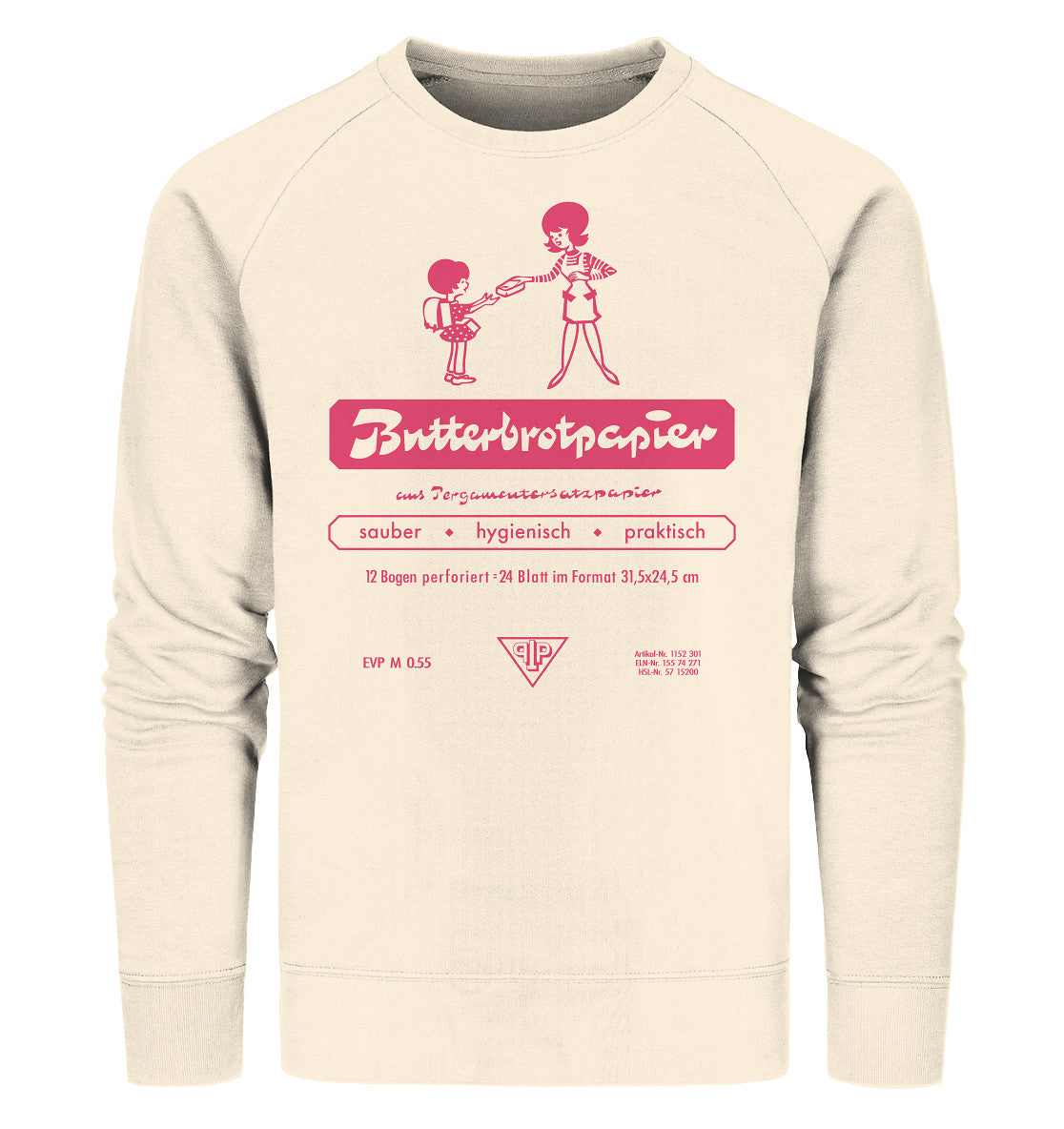 PREMIUM ORGANIC SWEATER UNISEX • DDR BUTTERBROTPAPIER