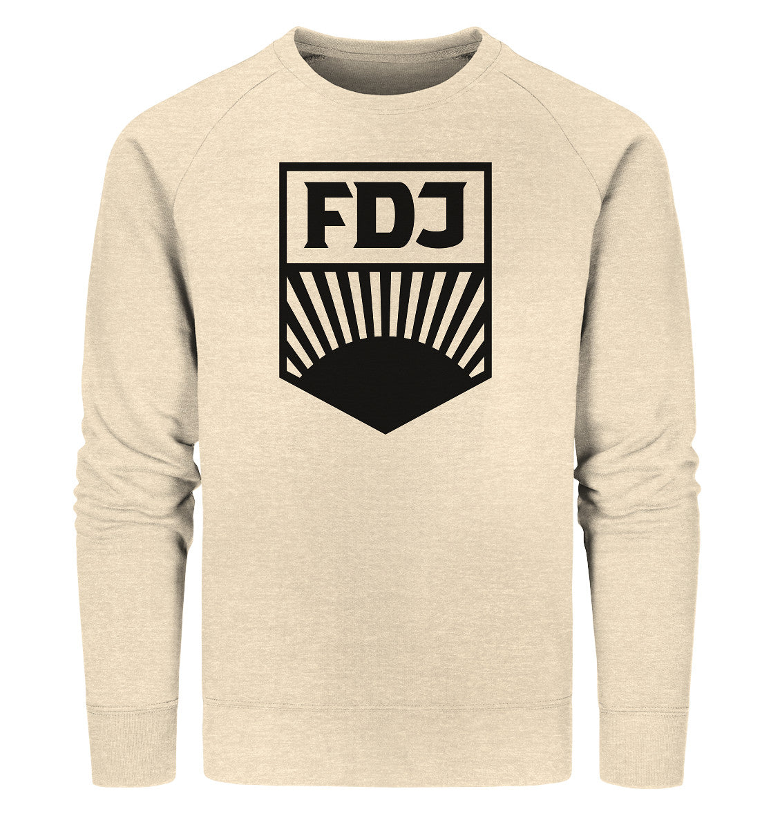 PREMIUM ORGANIC SWEATER UNISEX • FDJ FREIE DEUTSCHE JUGEND - HELL