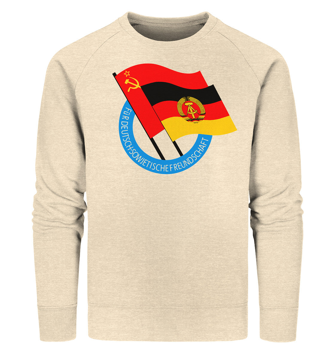 PREMIUM ORGANIC SWEATER UNISEX • DEUTSCH SOWJETISCHE FREUNDSCHAFT