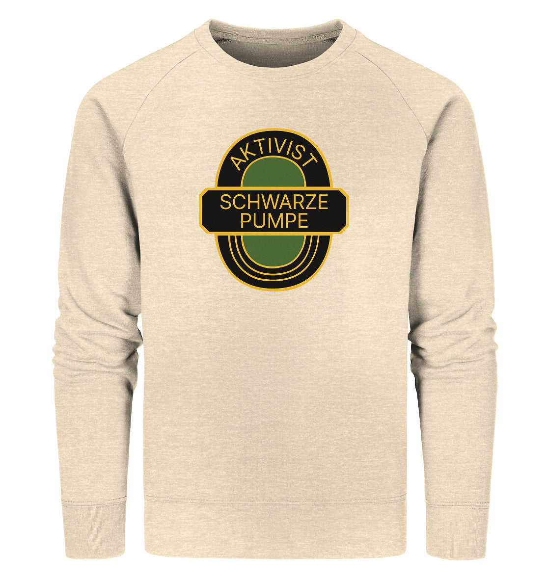 PREMIUM ORGANIC SWEATER UNISEX • AKTIVIST SCHWARZE PUMPE