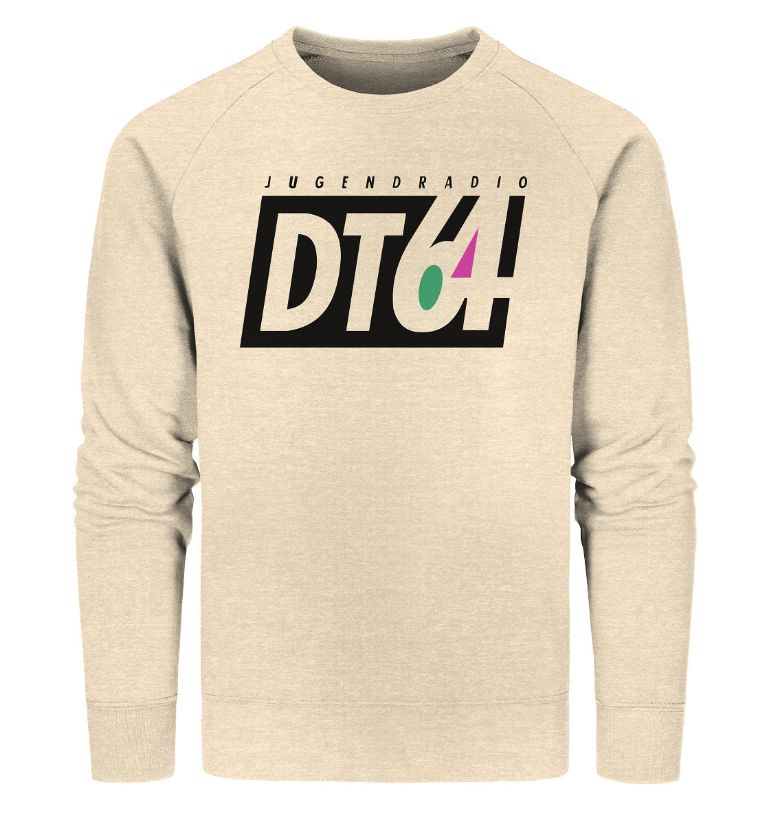 PREMIUM ORGANIC SWEATER UNISEX • DT64 JUGENDRADIO - HELL