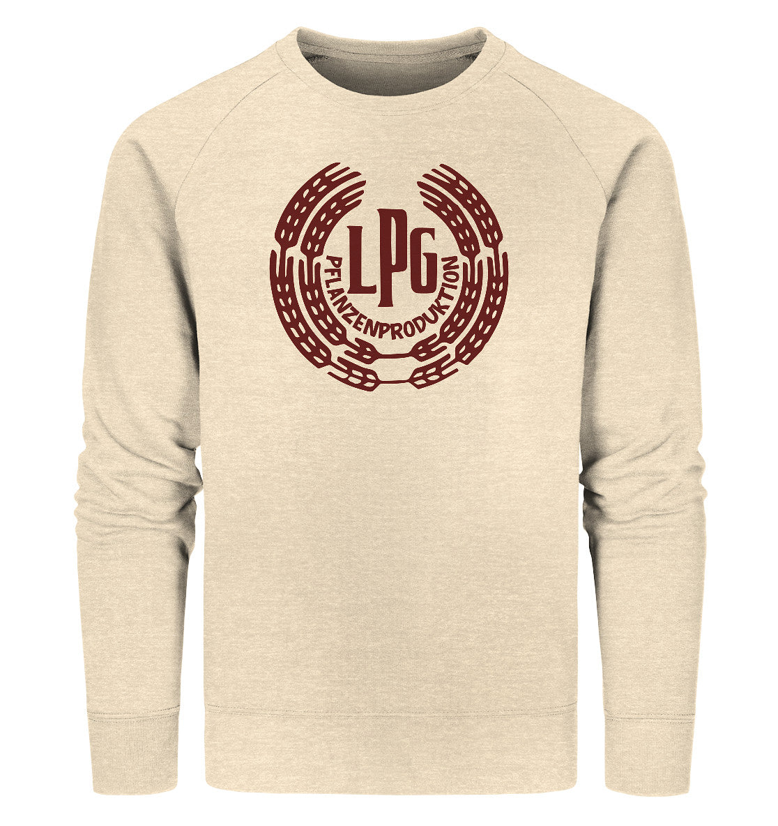 PREMIUM ORGANIC SWEATER UNISEX • LPG PFLANZENPRODUKTION - HELL