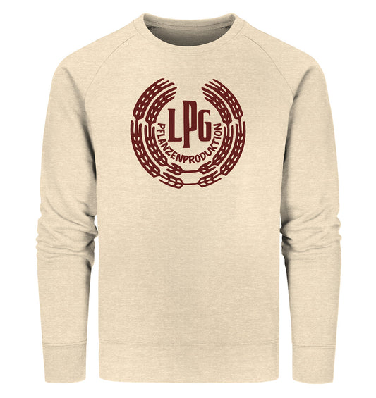 PREMIUM ORGANIC SWEATER UNISEX • LPG PFLANZENPRODUKTION - HELL