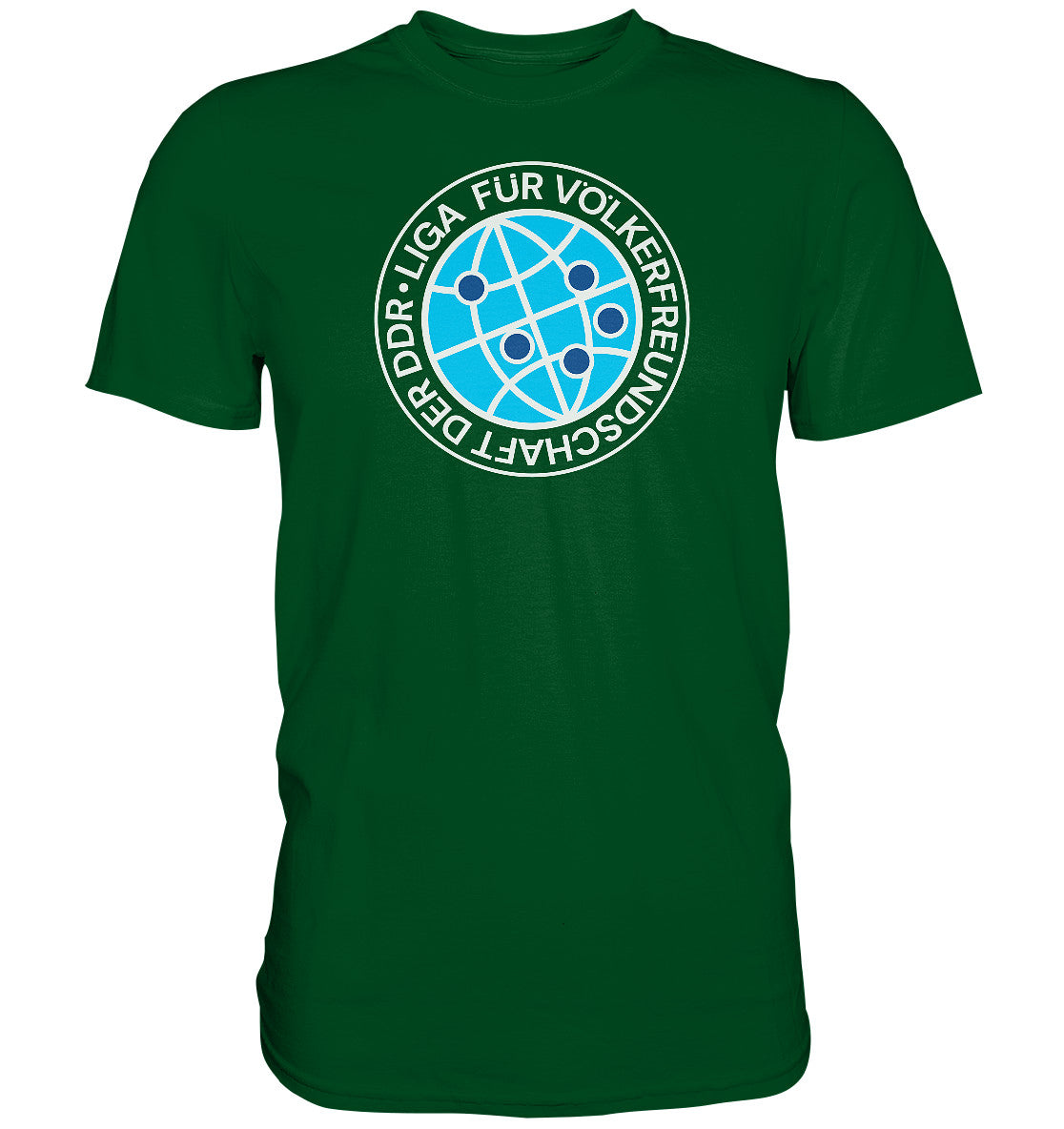 DDR Ostalgie Shirt Unisex • LIGA FÜR VÖLKERFREUNDSCHAFT DER DDR