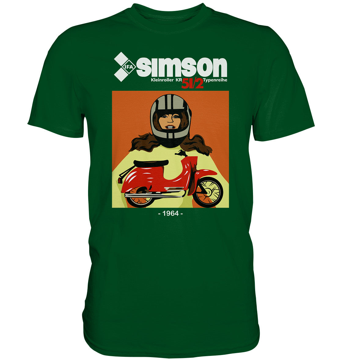 DDR Ostalgie Shirt Unisex • SIMSON SCHWALBE KR51-2 (1964)