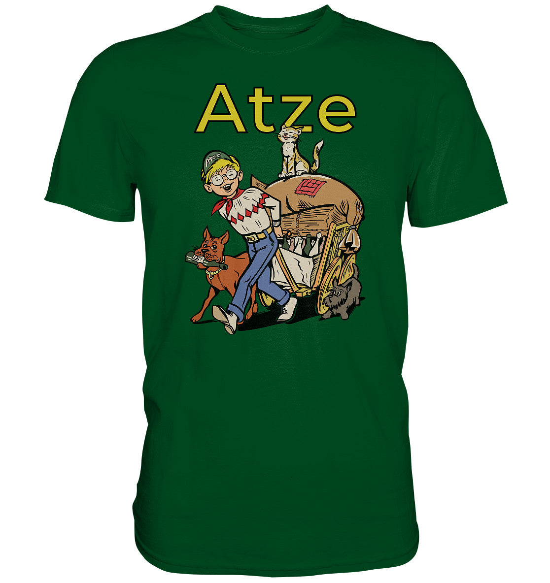 DDR Ostalgie Shirt Unisex • ATZE - TITEL ALTSTOFFE