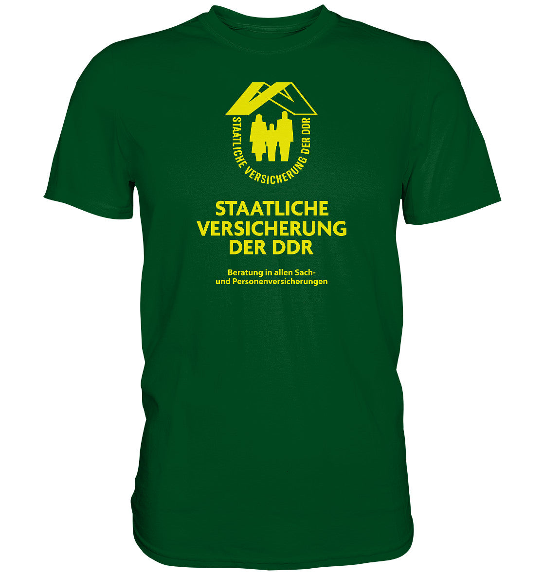 DDR Ostalgie Shirt Unisex • STAATLICHE VERSICHERUNG DER DDR