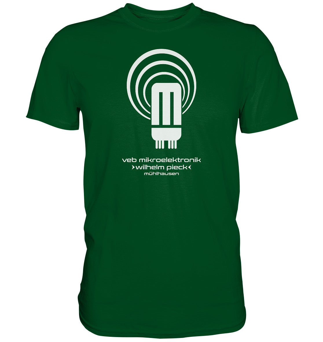 DDR Ostalgie Shirt Unisex • VEB MIKROELEKTRONIK WILHELM PIECK MÜHLHAUSEN