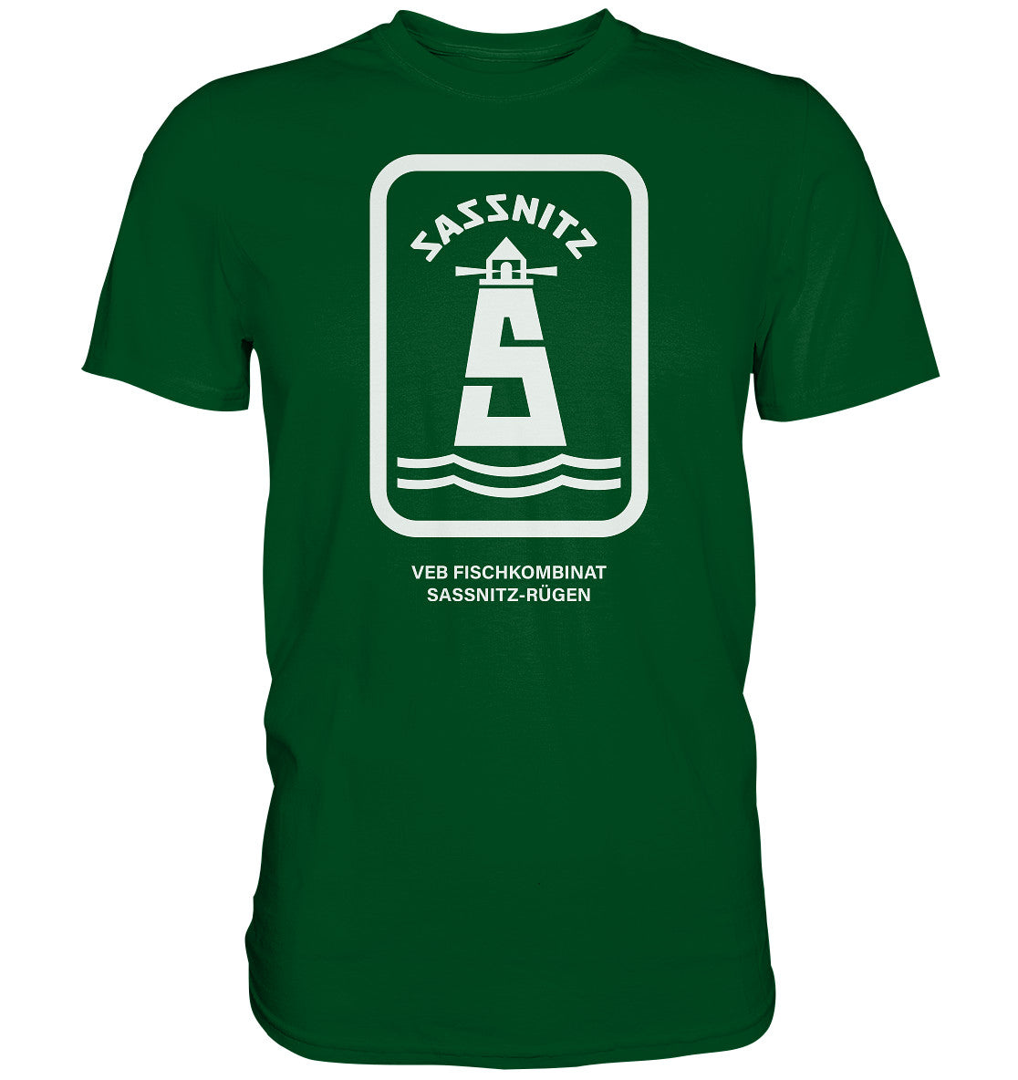 DDR Ostalgie Shirt Unisex • VEB FISCHKOMBINAT SASSNITZ-RÜGEN