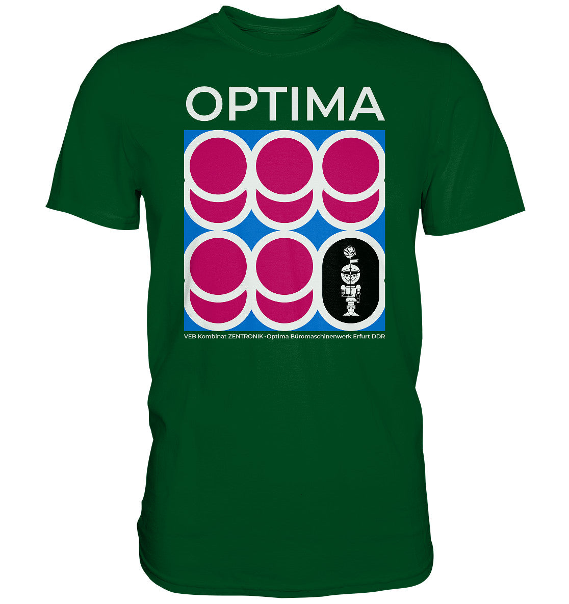 DDR Ostalgie Shirt Unisex • OPTIMA KOMBINAT ZENTRONIK ERFURT