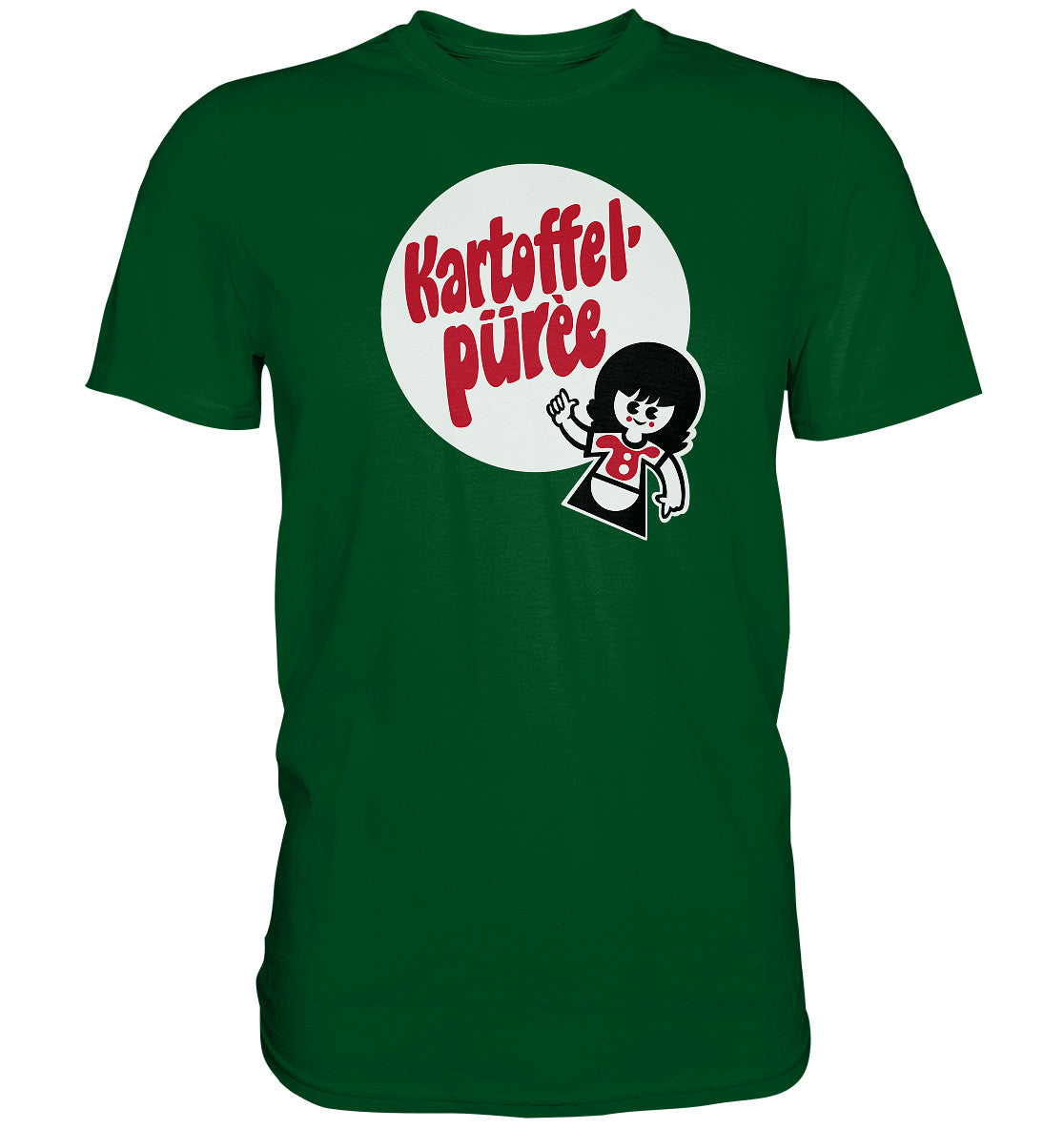 DDR Ostalgie Shirt Unisex • KARTOFFELPÜREE - VEB KARTOFFELVEREDLUNGSWERK HAGENOW