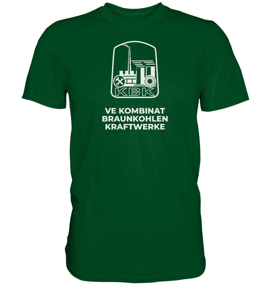DDR Ostalgie Shirt Unisex • VE KOMBINAT BRAUNKOHLENKRAFTWERKE JÄNSCHWALDE