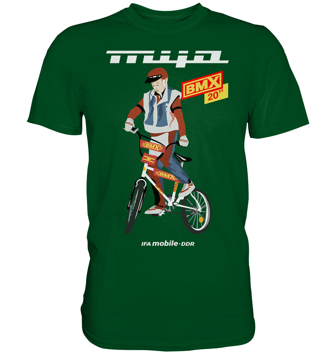 DDR Ostalgie Shirt Unisex • MIFA BMX - ORIGINAL WERBUNG