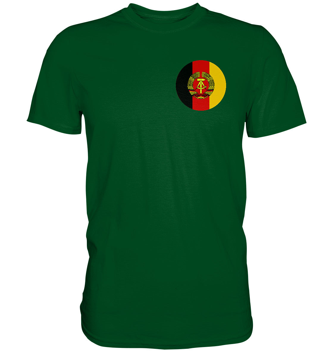 DDR Ostalgie Shirt Unisex • NVA - BRUST BADGE