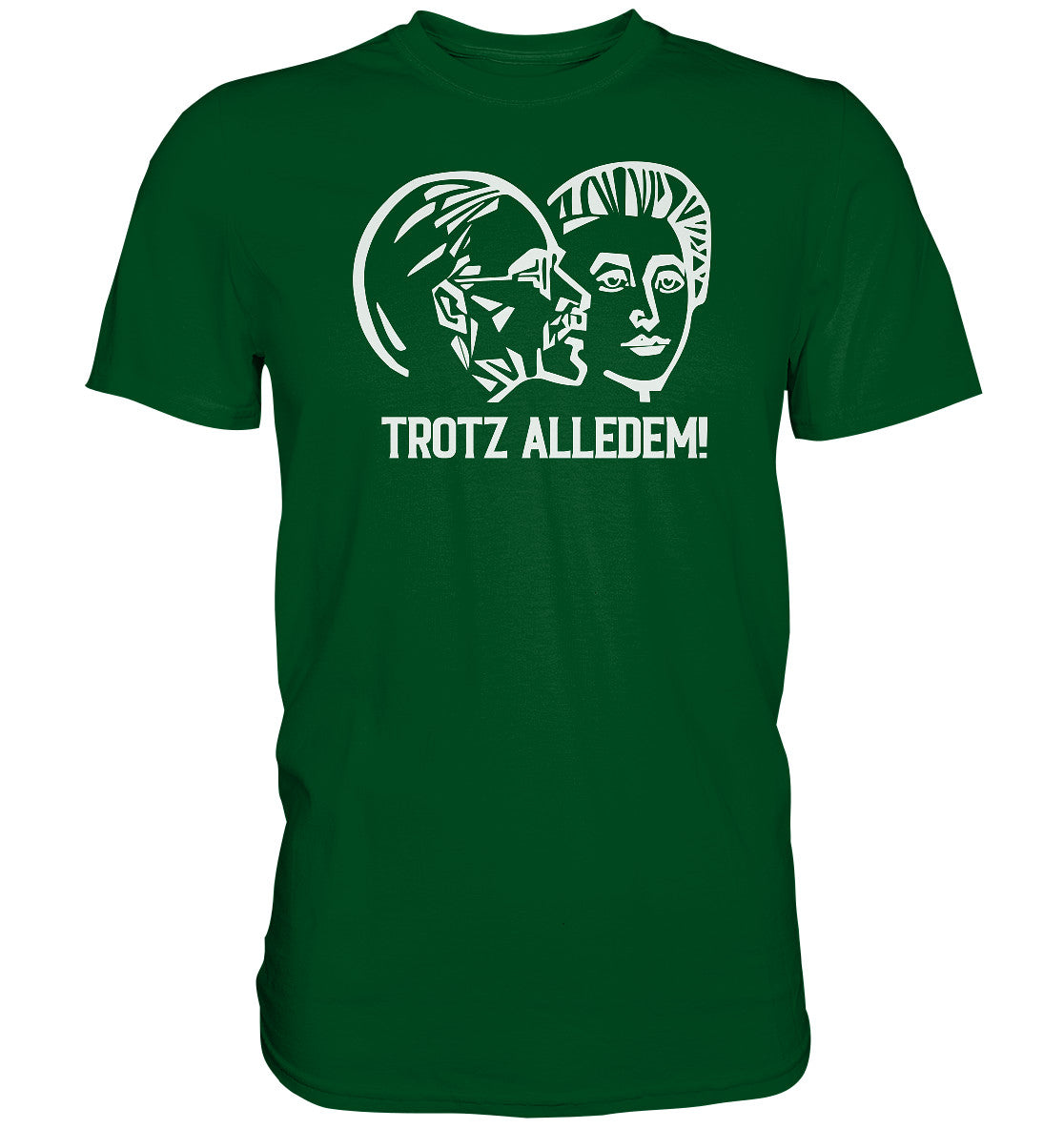 DDR Ostalgie Shirt Unisex • DDR STAATSRATSGEBÄUDE - TROTZ ALLEDEM!