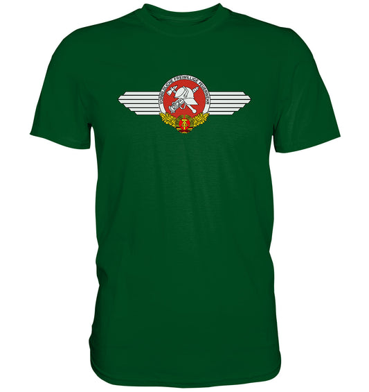 DDR Ostalgie Shirt Unisex • VORBILDLICHE FREIWILLIGE FEUERWEHR DER DDR