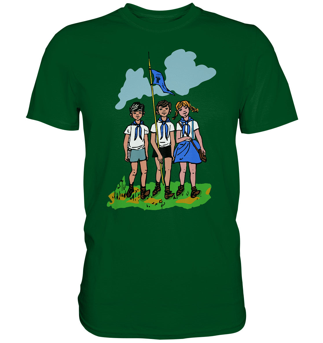 DDR Ostalgie Shirt Unisex • JUNGE PIONIERE - PIONIERAUSWEIS