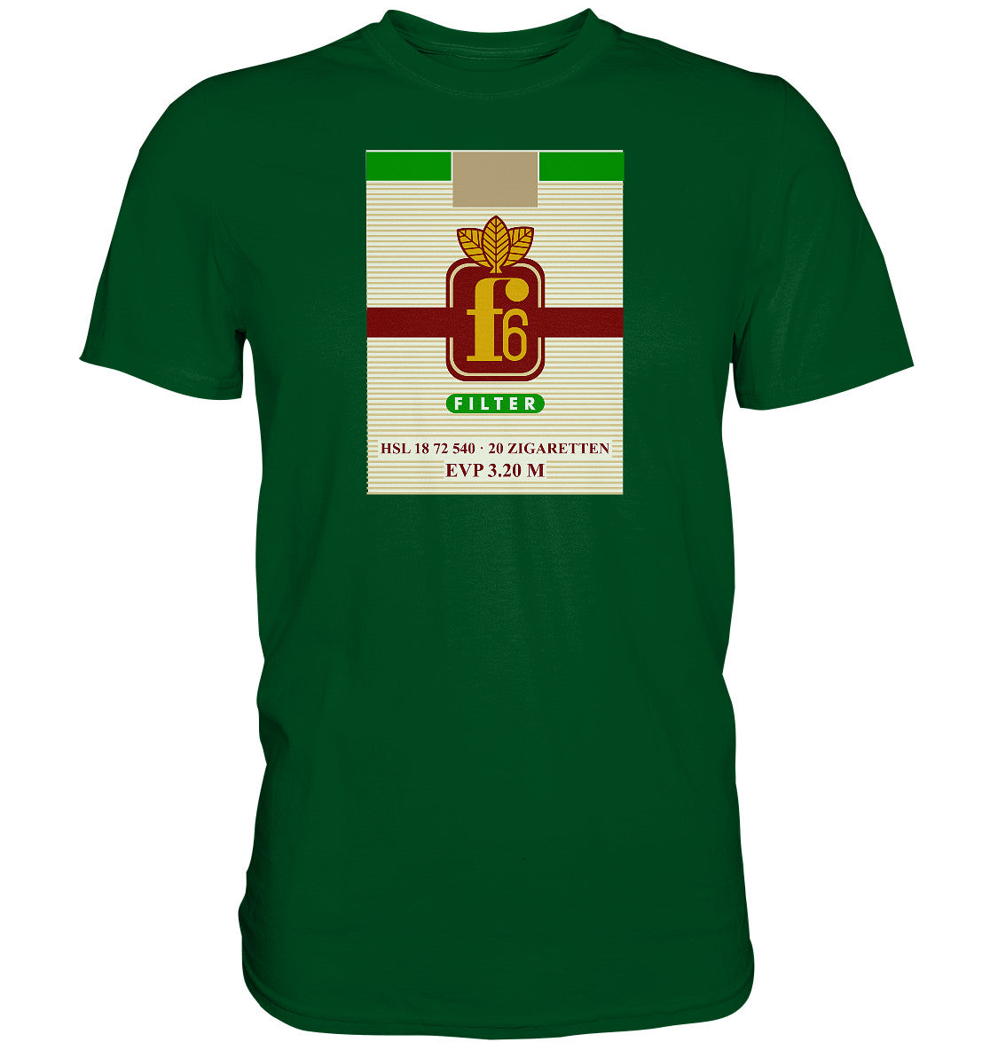 DDR Ostalgie Shirt Unisex • F6 FILTER ZIGARETTEN