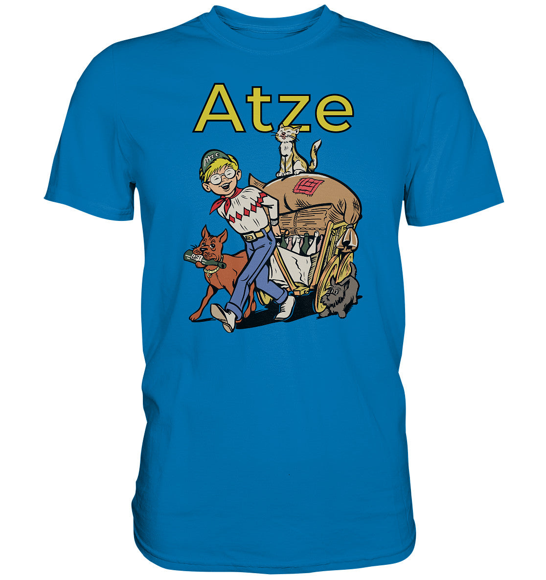 DDR Ostalgie Shirt Unisex • ATZE - TITEL ALTSTOFFE