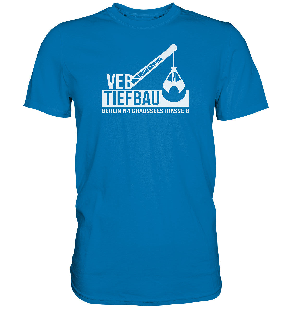 DDR Ostalgie Shirt Unisex • VEB TIEFBAU BERLIN