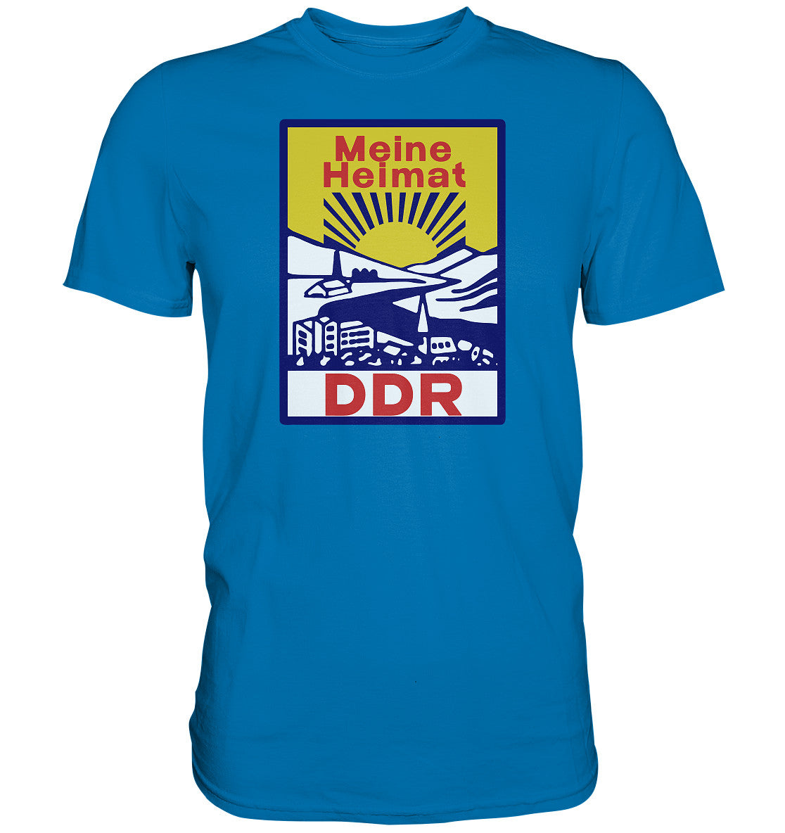 DDR Ostalgie Shirt Unisex • MEINE HEIMAT DDR