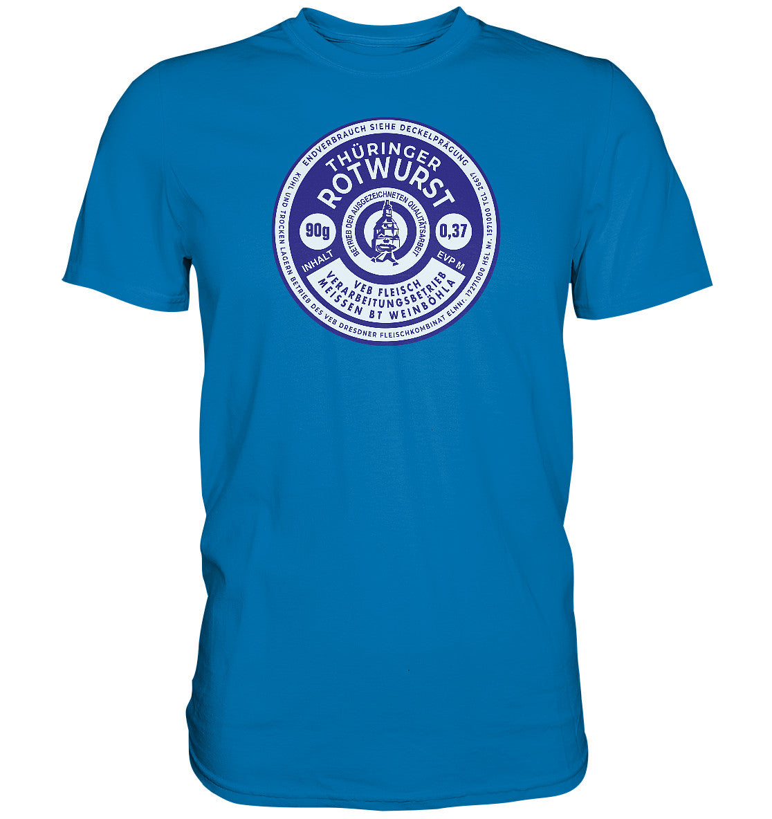 DDR Ostalgie Shirt Unisex • THÜRINGER ROTWURST KONSERVE