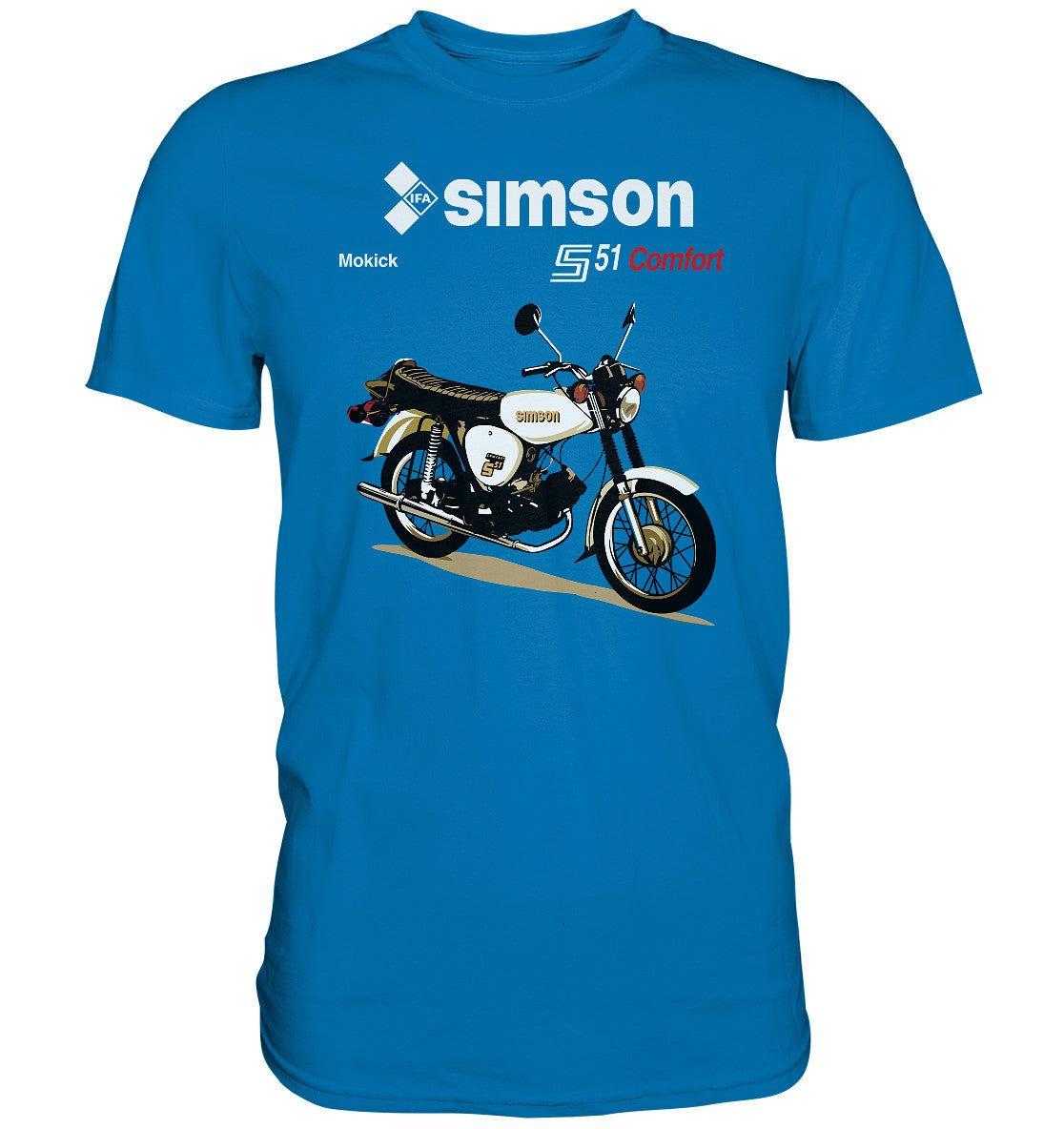 DDR Ostalgie Shirt Unisex • SIMSON COMFORT - ORIGINAL PROSPEKT