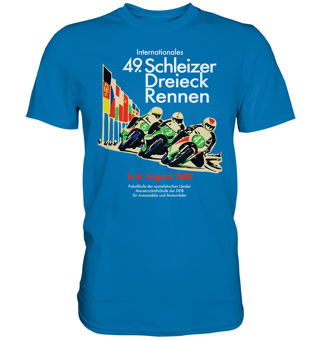 DDR Ostalgie Shirt Unisex • SCHLEIZER DREIECK-RENNEN DDR 1982