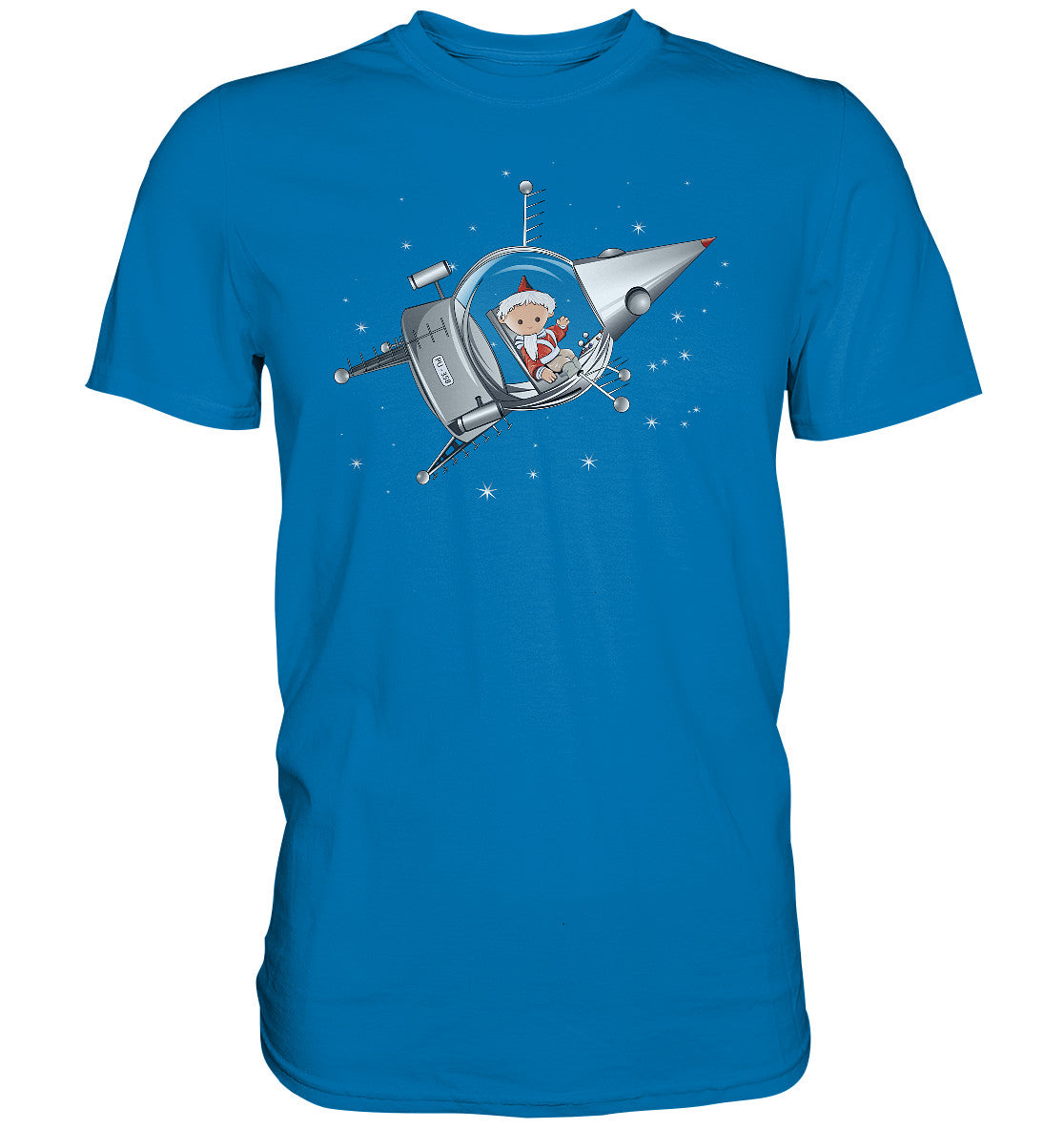 DDR Ostalgie Shirt Unisex • UNSER SANDMÄNNCHEN - IM KOSMOS (PU-358)