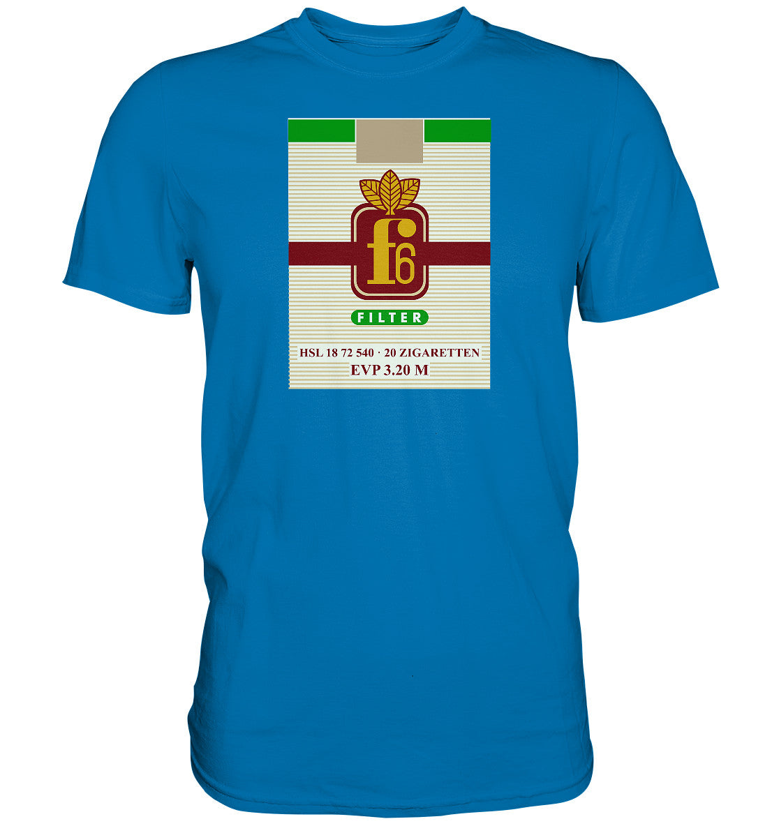 DDR Ostalgie Shirt Unisex • F6 FILTER ZIGARETTEN