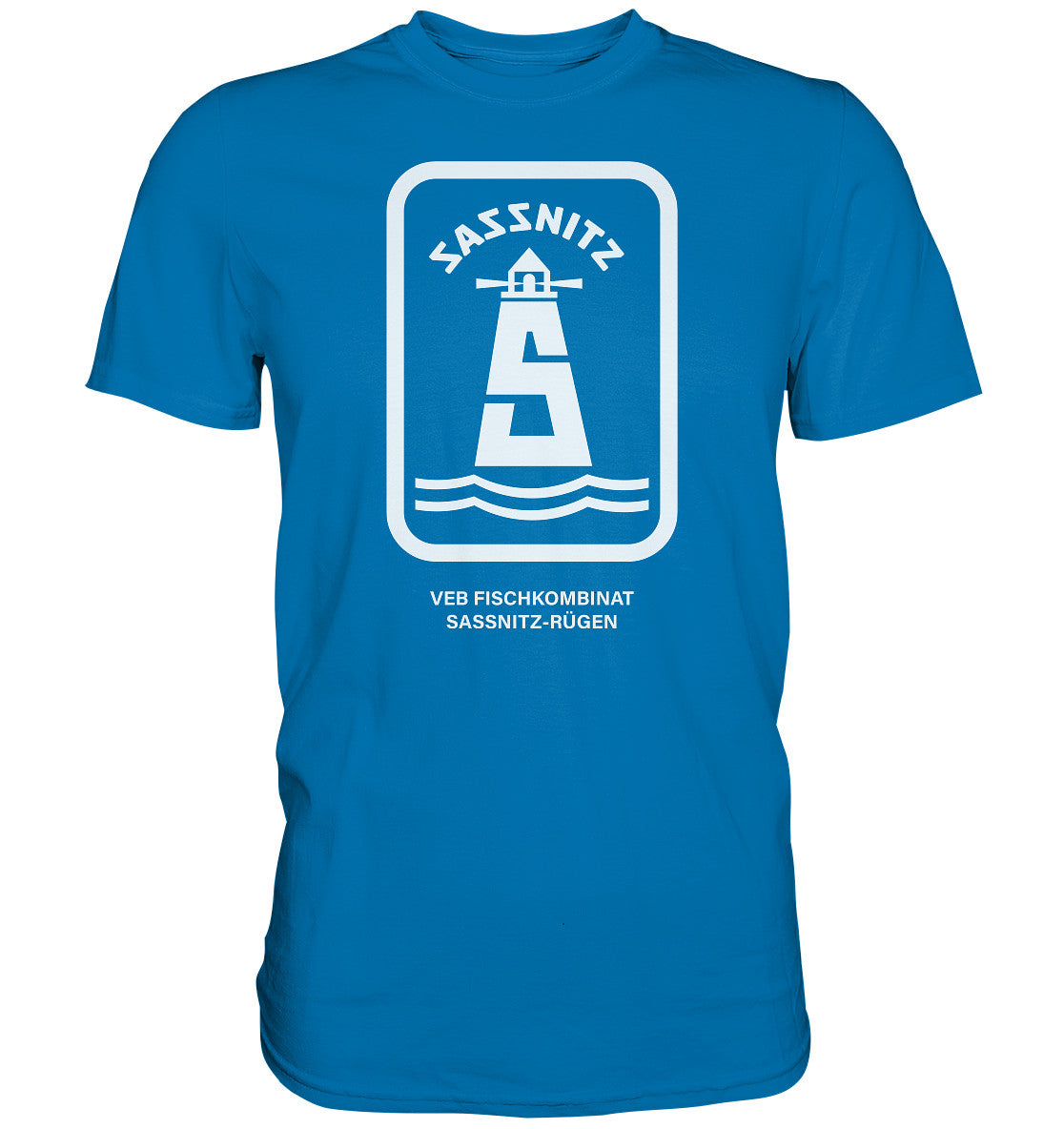 DDR Ostalgie Shirt Unisex • VEB FISCHKOMBINAT SASSNITZ-RÜGEN